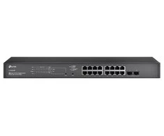 Šakotuvas Tinklo Komutatorius - TP-Link TL-SG2218P Gigabit Ethernet Su PoE 1U Juoda