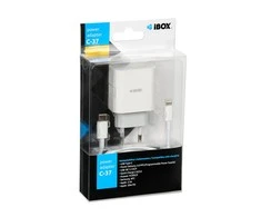 IBOX C-37 USB-C PD20W SIENINIS Įkroviklis USB-C Į ŽAIBO KABELĮ