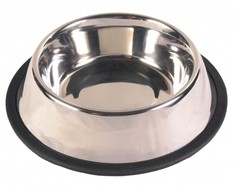 Trixie Dubenėlis metalinis 1.8l 20cm su guma