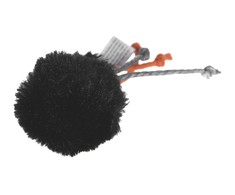 TRIXIE Kamuolys su kaspinais, pliušas, su kačių mėta, 4cm