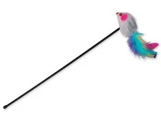 TRIXIE Meškerė su pele, plastm.-pliušas, su kačių mėta, 50 cm