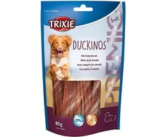 TRIXIE PREMIO skanėstai šunims, antienos juostelės, 80 g