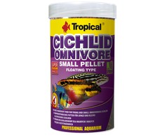 Tropical Cichlid Omnivore Mažos Granulės 250ml