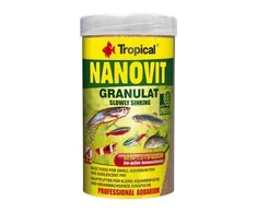 TROPICAL Nanovit Granulat - maistas akvariumo žuvims - 100 ml/70 g