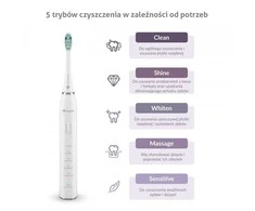 TrueLife SonicBrush Clean30 Baltas Adult Oscillating dantų šepetėlis