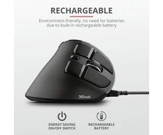 Voxx Belaidė įkraunama ergonominė pelė 23731