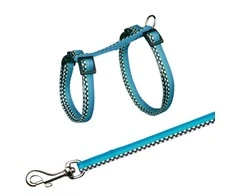 TRIXIE Freshline Spot Kačių petnešos su pavadėliu, 27-45 cm-10 mm, 1.20 m