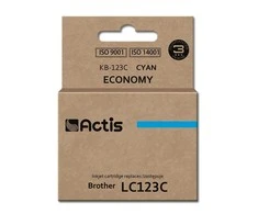 Rašalo Kasetė - Actis KB-123C (Pakaitinis Brother LC123C/LC121C; 10 ml; Mėlyna)