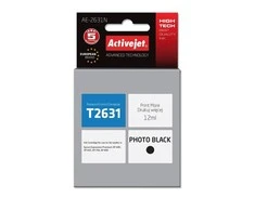 Activejet AE-2631N rašalas (pakeitimas Epson 26 T2631; Supreme; 12 ml; juodas)
