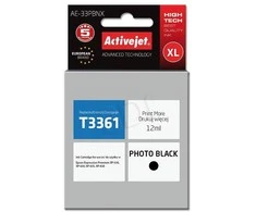 Rašalo Kasetė - Activejet AE-33PBNX, 12 ml, Juoda