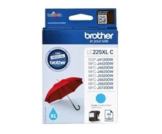 Brother LC-225XLC | Rašalo kasetė | Žydra spalva