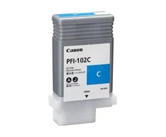 Rašalas Canon PFI102C cyan dye | 130ml |LP17/ LP24/ iPF500/ iPF6X0/iPF7X0