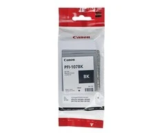 Rašalas Canon PFI107BK juodas | 130ml | iPF68X, 78X