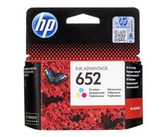 „Hewlett Packard“ (HP) HP 652 trijų spalvų originali rašalo kasetė „Ink Advantage“ (200 puslapių)