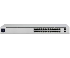 Ubiquiti UniFi USW-24 network switch Managed L2 Gigabit Ethernet (10/100/1000) Sidabrinis