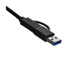 Tinklo Adapteris - UNITEK U1313C USB-A/USB-C Į RJ-45 2.5 Gbit Pilkas