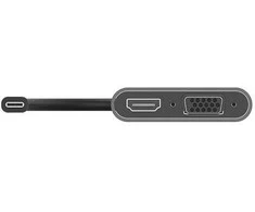 Stotis / replikatorius Unitek USB-C HDMI 4K ir VGA FullHD (V1168A)