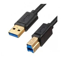 UNITEK C14095BK-2M USB kabelis USB 2.0 SPAUSDINtuvas M/M 2M USB 3.0 5Gbps