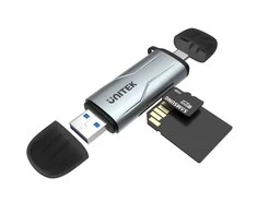 Unitek Skaitytuvas kart SD/Micro SD USB-A 5Gbps/USB-C