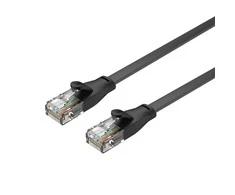 UNITEK C1812GBK Ethernet kabeliai FLAT UTP Ethernet Cat.6 5m