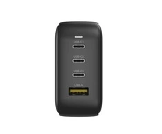 UNITEK CHARGER GaN 3x USB-C 1x USB-A QC 3.0 PD 100W Juodas