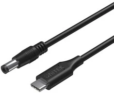 Unitek Kabelis nešiojamojo kompiuterio maitinimo šaltinis 65W USB-C - DC5.5mm
