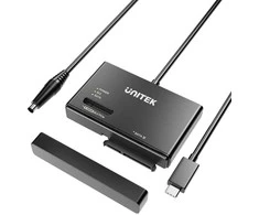 Saugojimo prijungimo stotis – Unitek S1232A01-EU 1x SATA III 2,5"/3,5" 1x M.2 SATA / NVMe USB-C 10Gbps