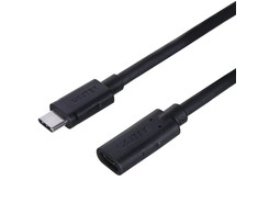 UNITEK C14086BK-1,5 m pratęsimo kabelis USB-C 4K 60HZ PD 20V/5A 1,5m