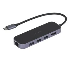 UNITEK D1084A šakotuvas USB-C 3x USB-A 3.1 HDMI 4K PD 100W