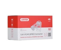 Unitek modulinis kištukas RJ45 Cat.6 100 vnt.
