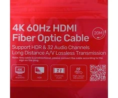 UNITEK C11072BK-20M optinis kabelis HDMI 2.0 AOC 4K 60Hz 20m