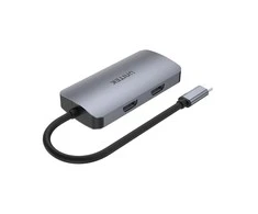 UNITEK Hub USB-C 1xUSB 3.1 Gen1 VGA 2xHdmi PD MST D1051A