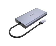 UNITEK D1056A šakotuvas USB-C 2x USB 3.1 HDMI DP RJ45 SD skaitytuvas