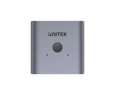 UNITEK V1127A Aliuminio HDMI 2.0 4K jungiklis 2-to-1 dvikryptis