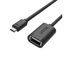 UNITEK Y-C438GBK Unitek kabelis OTG USB 2.0. AF į microUSB BM, Y-C438GBK