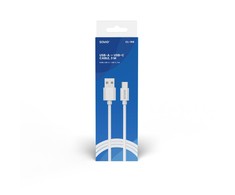 USB Laidas - Savio CL-168 2m USB 2.0 Baltas
