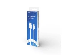 USB Kabelis - SAVIO CL-167 3m USB 2.0 USB A - Micro USB Baltas