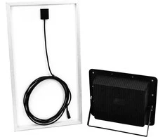 V-tac 40W LED prožektorius su saulės baterija. 4000K (dienos šviesa), juodas,