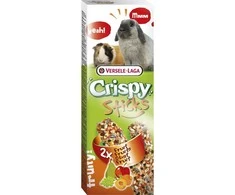 Versele Laga Bfb Plus Kft Crispy sticks traškūs dekoratyvinių triušių ir jūrų kiaulyčių gardėsiai su vaisiais 2 vnt