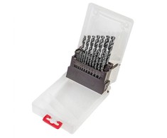 Grąžtas Verto HSS-G metaliniai grąžtai, 1,0-10,0 mm, rinkinyje 19 vnt.
