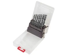Grąžtas Verto HSS-G metaliniai grąžtai, 1,0-10,0 mm, rinkinyje 19 vnt.