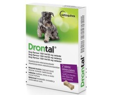 VETOQUINOL Drontal - tabletės nuo kirminų šunims