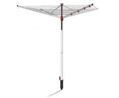 Vileda Sun Lift Compact 168250 lauko drabužių džiovintuvas Juoda, Balta Aliuminis 40 m