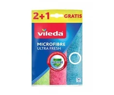 Vileda Ultra Fresh mikropluošto šluostės  2+1vnt