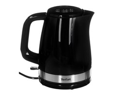 TEFAL | Virdulys | KO150F30 Delfini Vision | Electric | 2400 W | 1.5 L | Plastic | 360° rotational base | Juodas/Nerūdijantis plienas