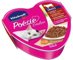 Drėgnas Kačių Maistas - Vitakraft Poésie Creation Sos Jautiena/Morkos - 85 g
