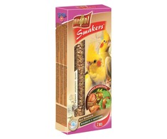 Vitapol Smakers skanėstas papūgoms Nimfoms, su riešutais (2 vnt) 90g
