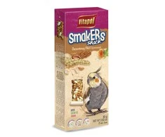 Vitapol Smakers skanėstas papūgoms Nimfoms, su riešutais (2 vnt) 90g