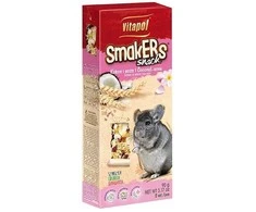 Vitapol Smakers su kokosais ir rožių žiedlapiais skanėstas šinšiloms 90g (2 vnt)
