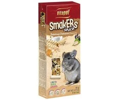 Vitapol Smakers su džiovintais vaisiais ir riešutais skanėstas šinšiloms 90g (2 vnt)